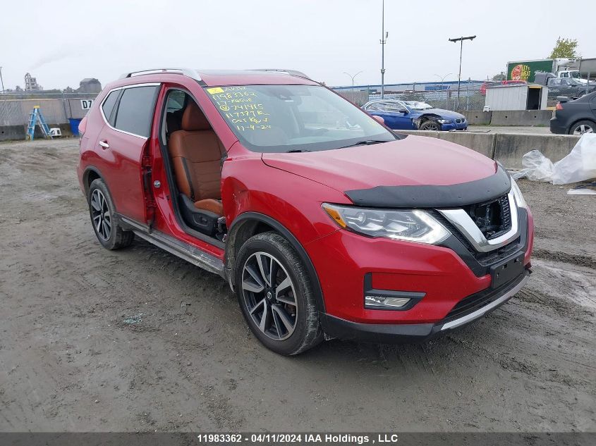 2017 Nissan Rogue VIN: 5N1AT2MV2HC741415 Lot: 11983362