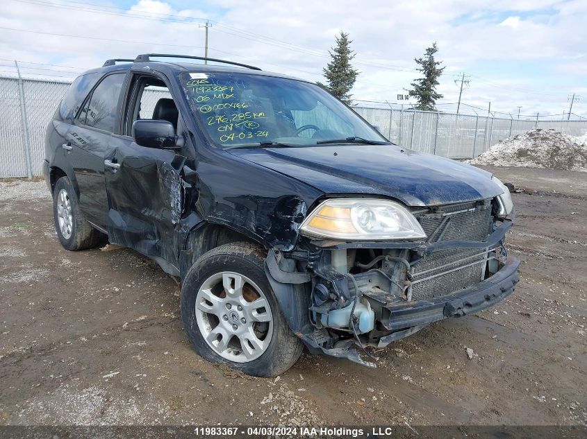 2006 Acura Mdx VIN: 2HNYD18926H000466 Lot: 11983367