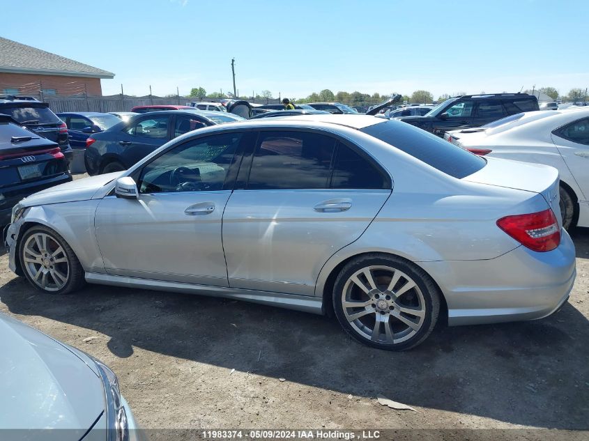 2013 Mercedes-Benz C-Class VIN: WDDGF8AB1DG100560 Lot: 11983374