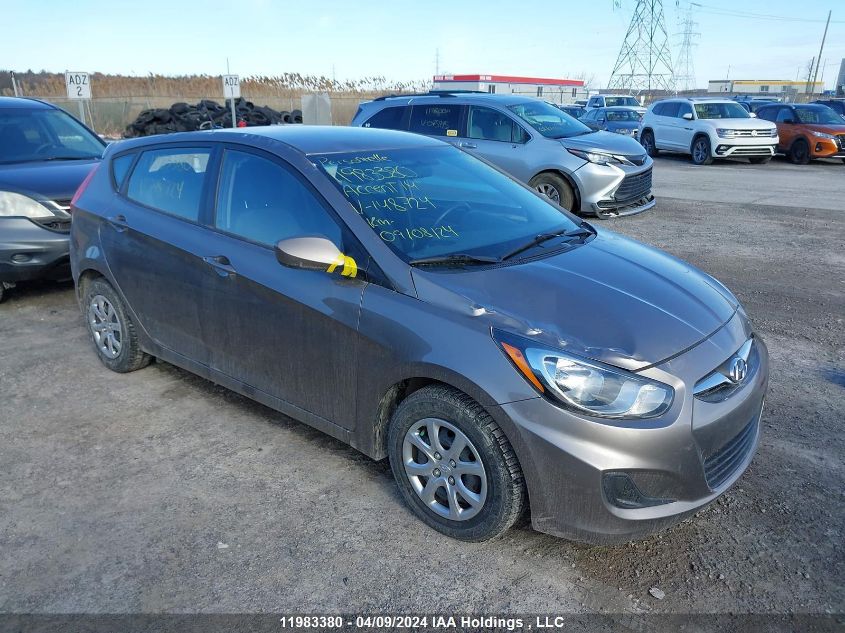 2014 Hyundai Accent Gls/Gs VIN: KMHCT5AE2EU148724 Lot: 11983380