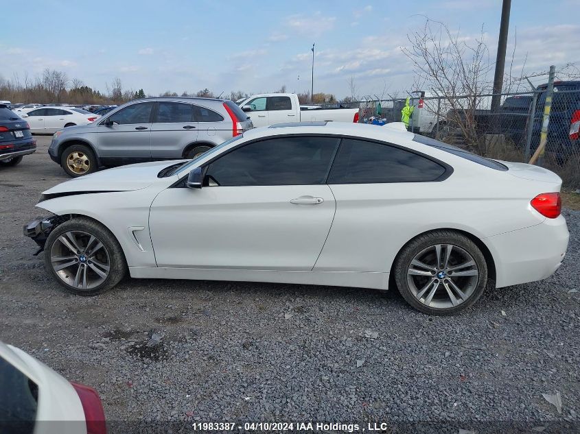 2016 BMW 4 Series VIN: WBA3N9C57GK251054 Lot: 11983387