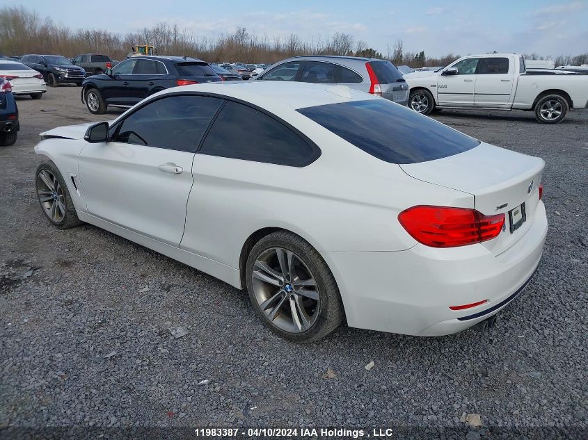 2016 BMW 4 Series VIN: WBA3N9C57GK251054 Lot: 11983387