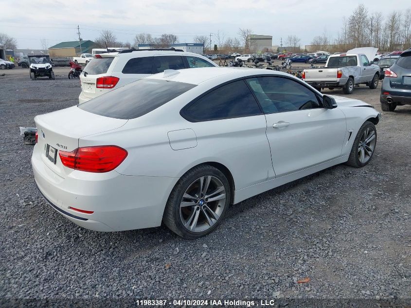 2016 BMW 4 Series VIN: WBA3N9C57GK251054 Lot: 11983387