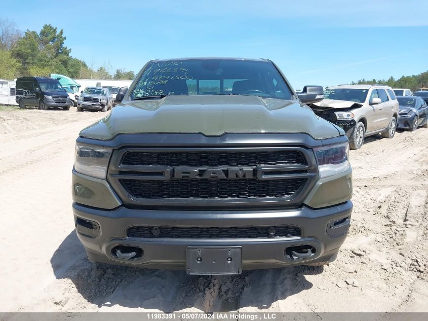 2021 Dodge Ram 1500 VIN: 1C6SRFFT9MN691578 Lot: 11983391