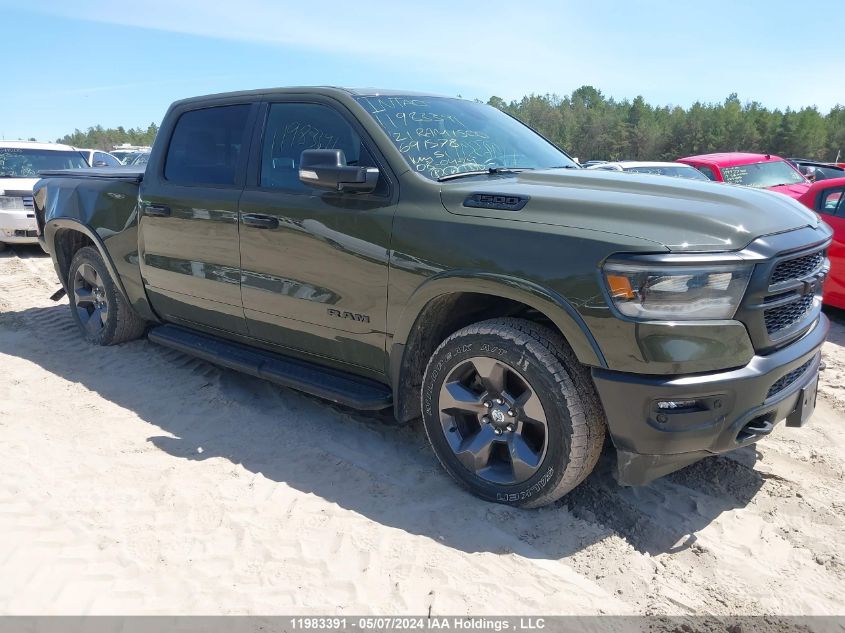 2021 Dodge Ram 1500 VIN: 1C6SRFFT9MN691578 Lot: 11983391