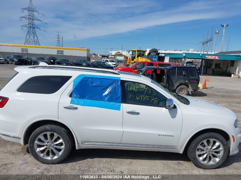 2021 Dodge Durango Citadel VIN: 1C4RDJEG1MC694578 Lot: 39240571
