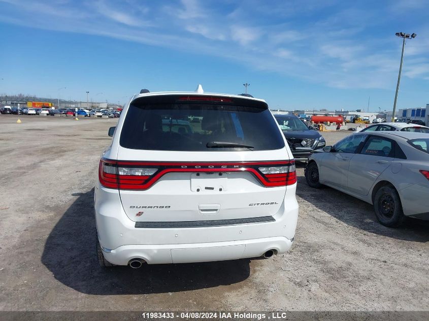 2021 Dodge Durango Citadel VIN: 1C4RDJEG1MC694578 Lot: 39240571