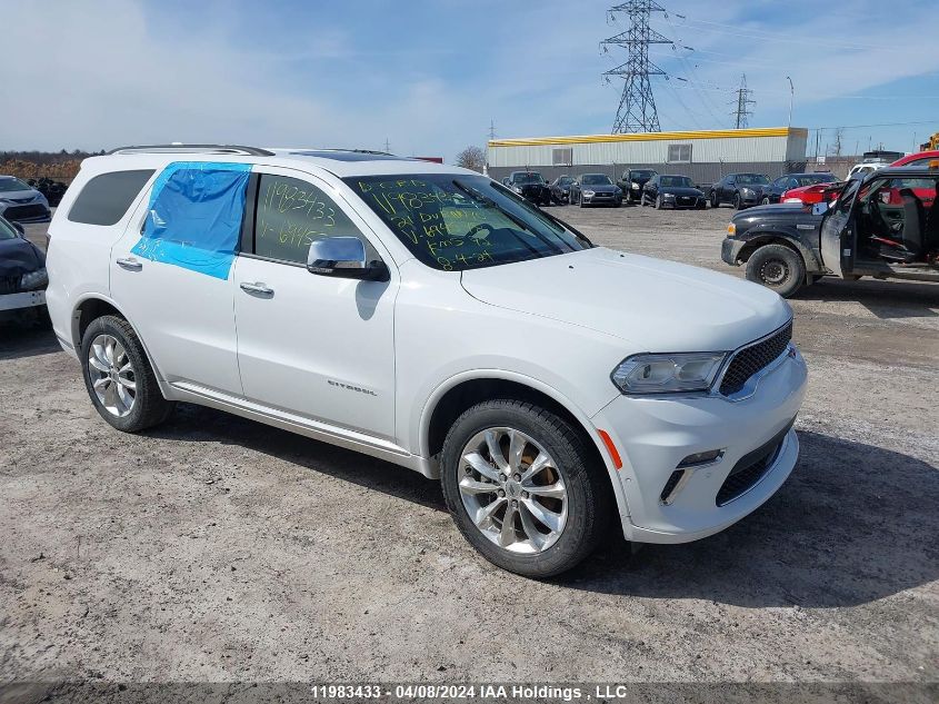 2021 Dodge Durango Citadel VIN: 1C4RDJEG1MC694578 Lot: 39240571