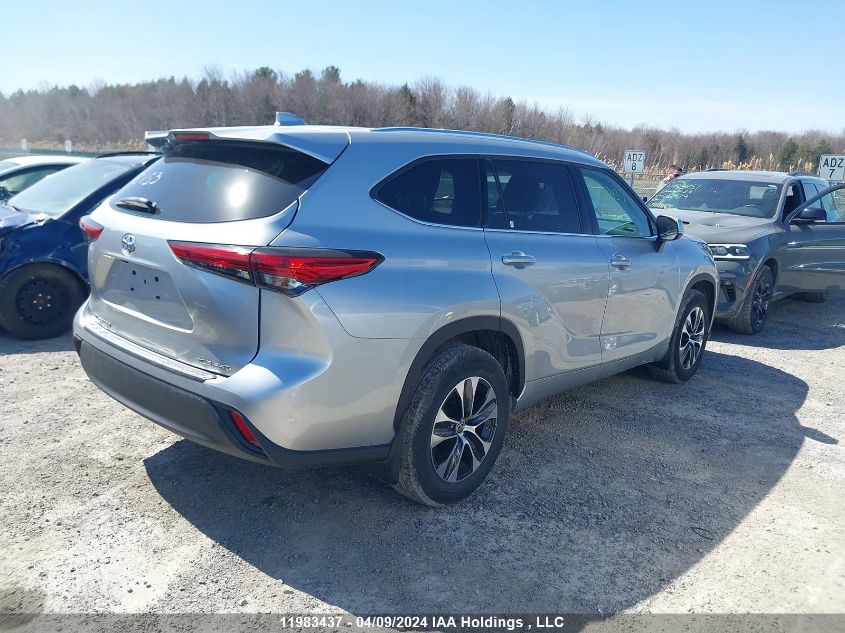 2021 Toyota Highlander Xle VIN: 5TDGZRBH1MS546630 Lot: 49586664