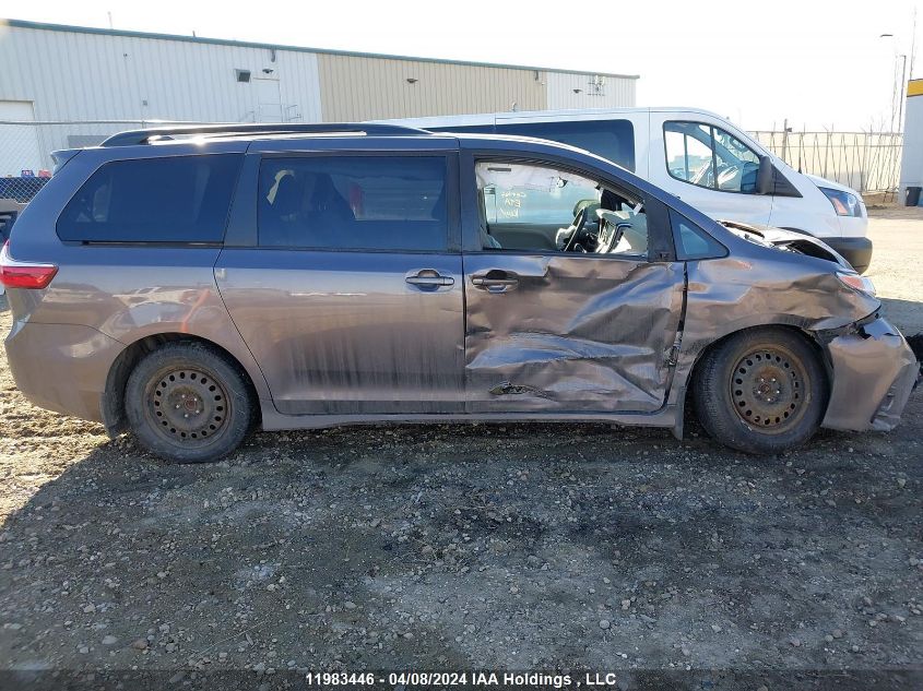 2019 Toyota Sienna Le VIN: 5TDKZ3DC9KS998458 Lot: 11983446