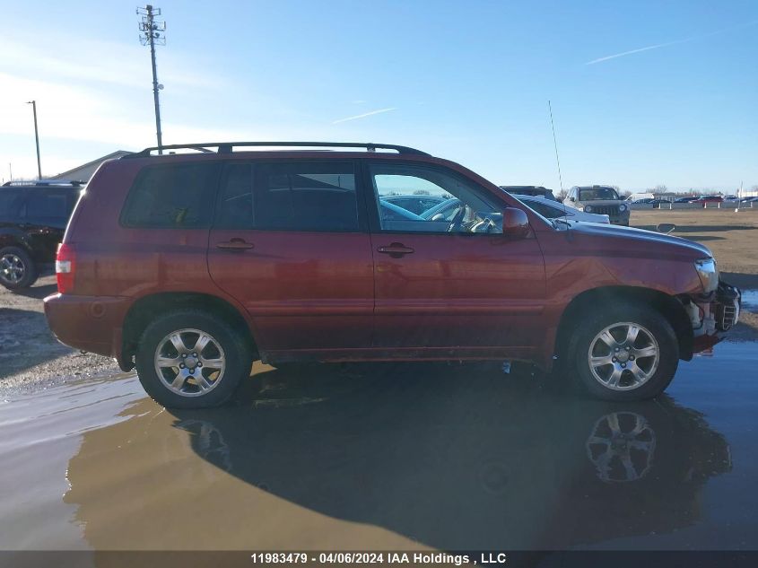 2004 Toyota Highlander V6/V6 7 Passenger VIN: JTEHP21AX40005595 Lot: 11983479