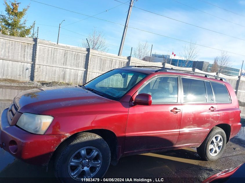 2004 Toyota Highlander V6/V6 7 Passenger VIN: JTEHP21AX40005595 Lot: 11983479