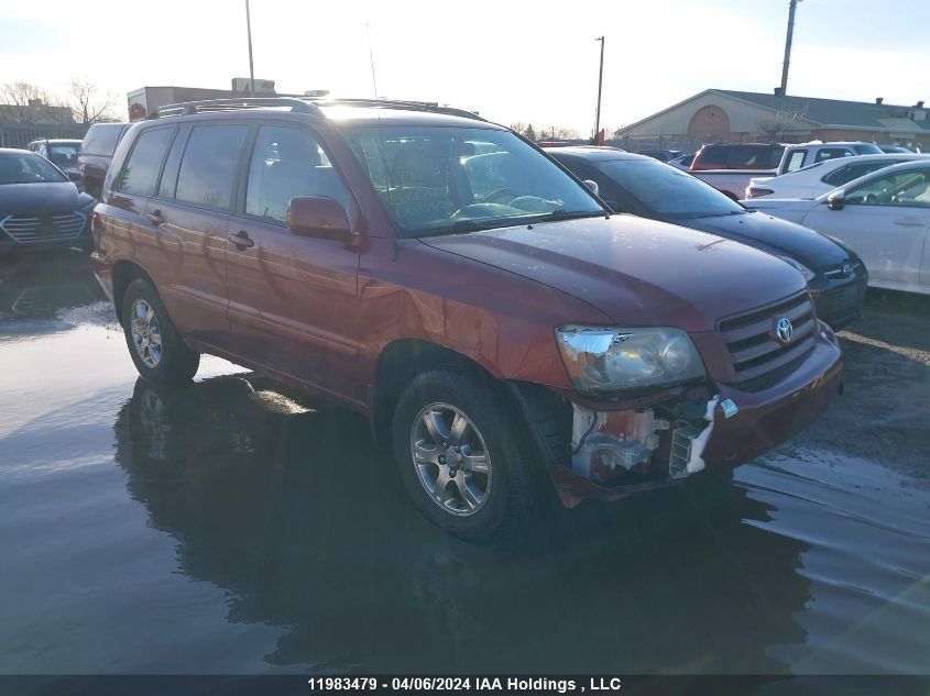 2004 Toyota Highlander V6/V6 7 Passenger VIN: JTEHP21AX40005595 Lot: 11983479