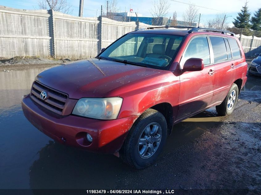 2004 Toyota Highlander V6/V6 7 Passenger VIN: JTEHP21AX40005595 Lot: 11983479