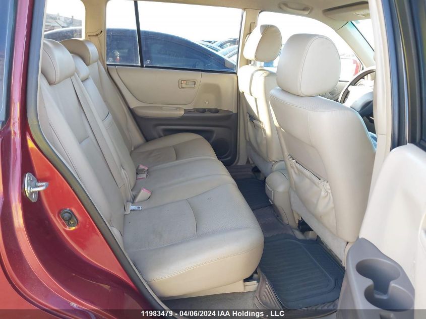 2004 Toyota Highlander V6/V6 7 Passenger VIN: JTEHP21AX40005595 Lot: 11983479