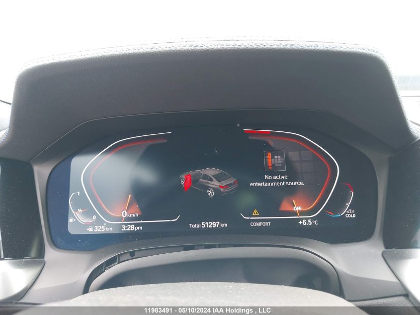 2020 BMW 3 Series VIN: 3MW5R7J02L8B38164 Lot: 11983491