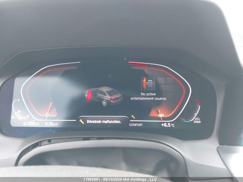 2020 BMW 3 Series VIN: 3MW5R7J02L8B38164 Lot: 11983491