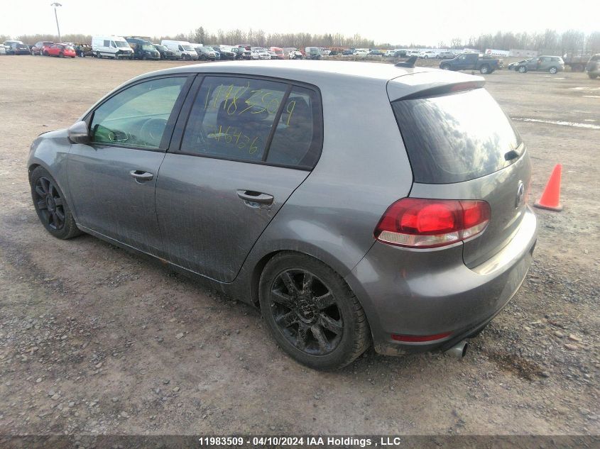 2010 Volkswagen Golf VIN: WVWCA7AJ4AW216426 Lot: 39241035