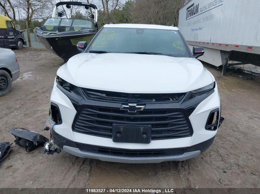 2022 Chevrolet Blazer VIN: 3GNKBJRS9NS152587 Lot: 11983527