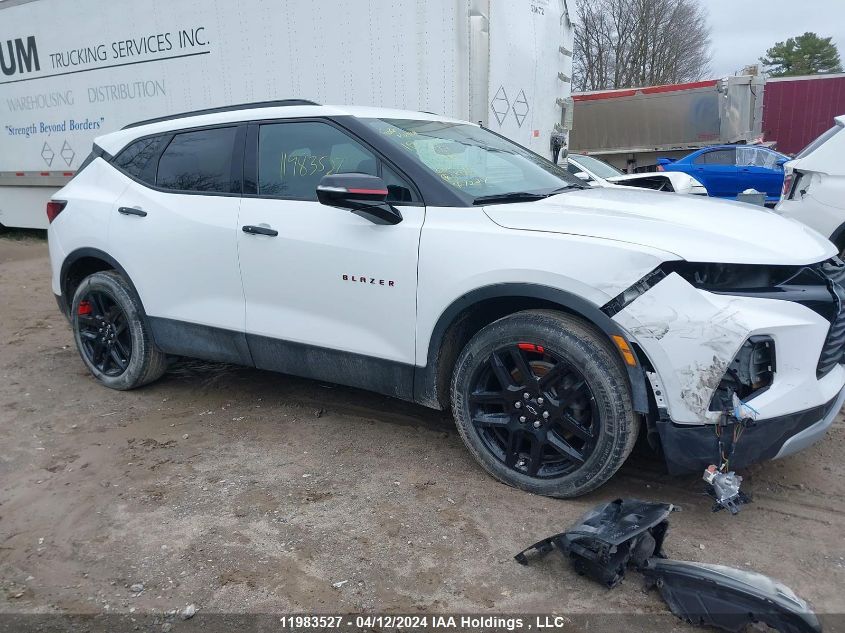 2022 Chevrolet Blazer VIN: 3GNKBJRS9NS152587 Lot: 11983527