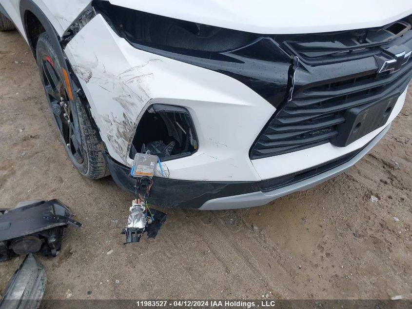 2022 Chevrolet Blazer VIN: 3GNKBJRS9NS152587 Lot: 11983527