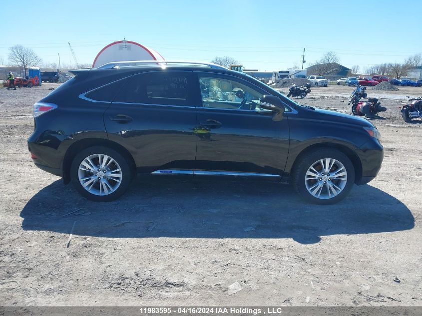 2011 Lexus Rx 450H VIN: JTJBC1BA2B2037762 Lot: 11983595
