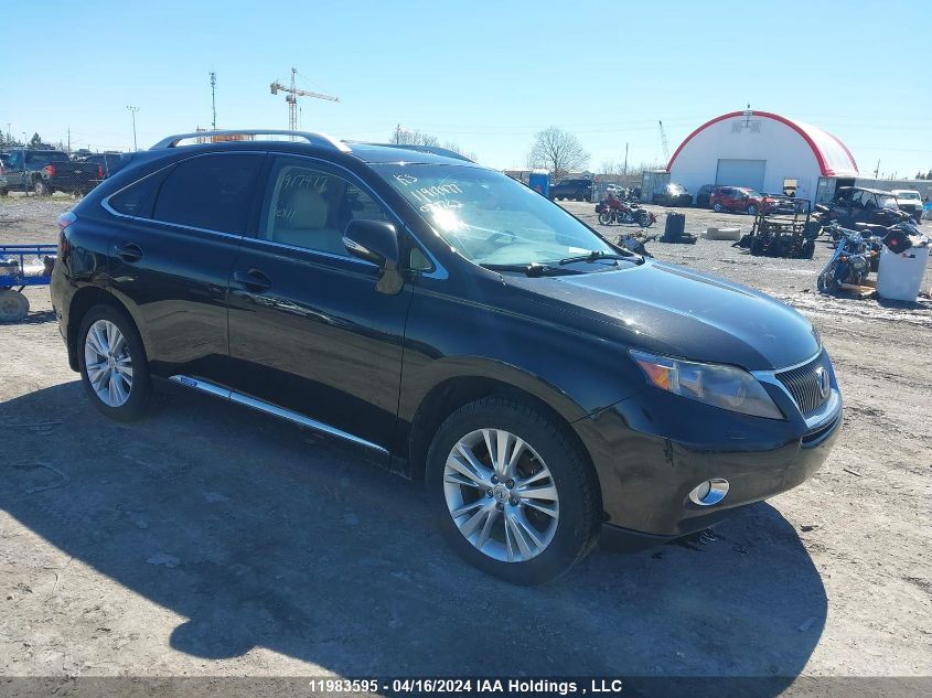 2011 Lexus Rx 450H VIN: JTJBC1BA2B2037762 Lot: 11983595