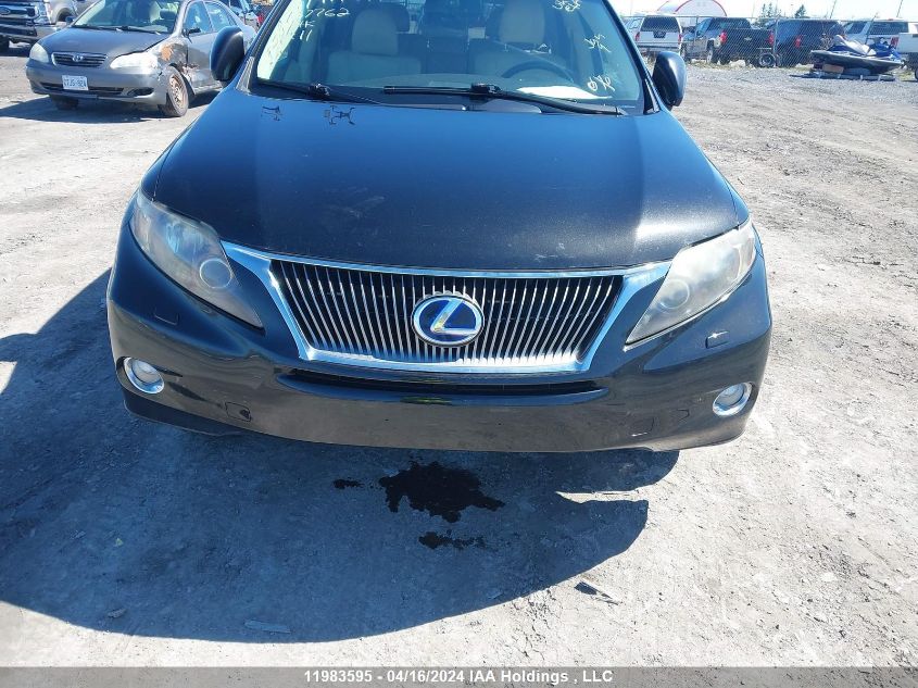 2011 Lexus Rx 450H VIN: JTJBC1BA2B2037762 Lot: 11983595