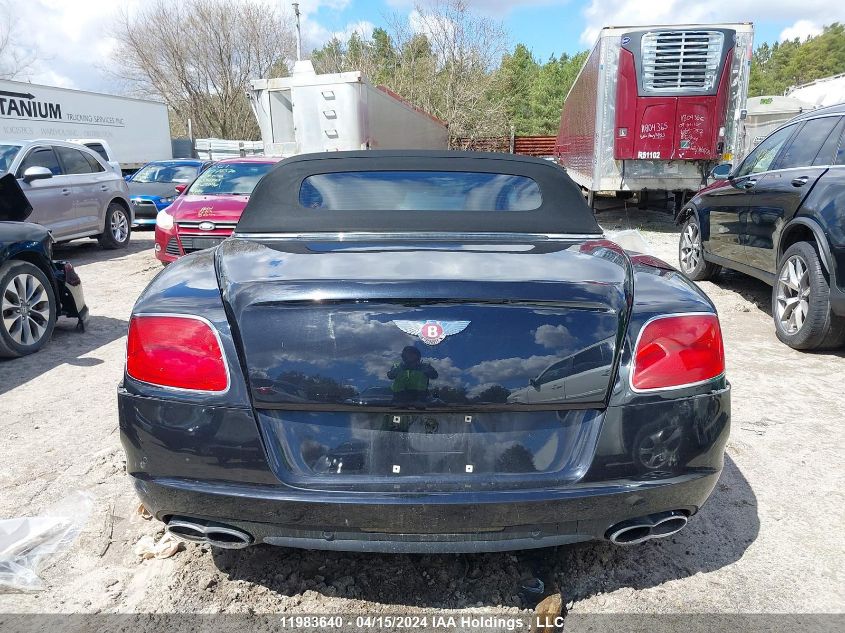 2013 Bentley Continental Gtc V8 VIN: SCBGT3ZA2DC084932 Lot: 11983640