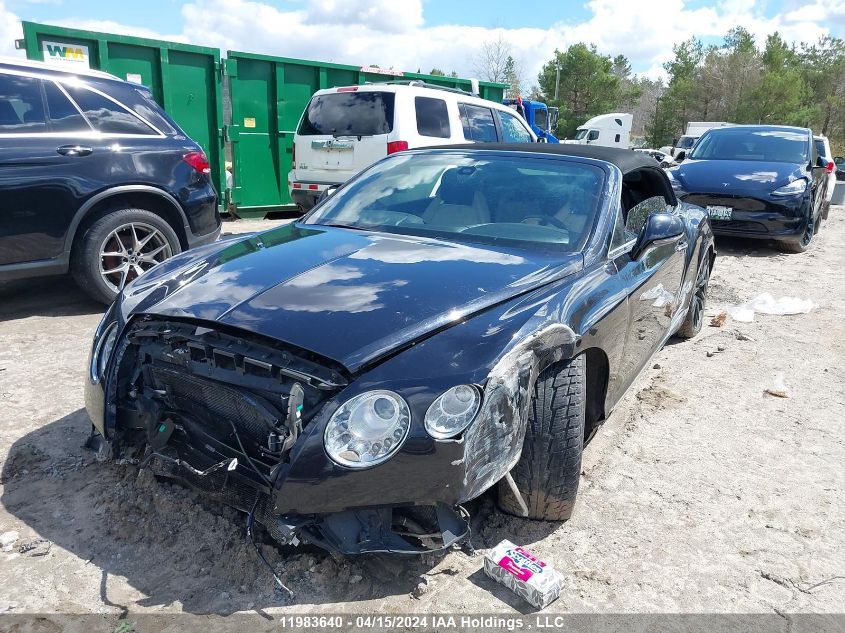 2013 Bentley Continental Gtc V8 VIN: SCBGT3ZA2DC084932 Lot: 11983640