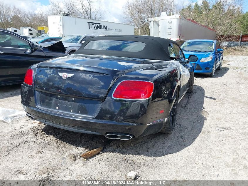 2013 Bentley Continental Gtc V8 VIN: SCBGT3ZA2DC084932 Lot: 11983640