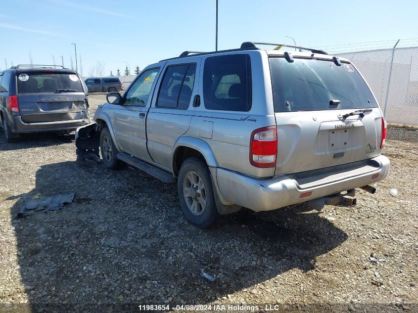 2004 Nissan Pathfinder Le/Se VIN: JN8DR09Y94W908972 Lot: 11983654