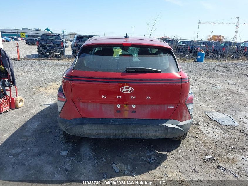 2024 Hyundai Kona 2.0L Essential VIN: KM8HACABXRU045837 Lot: 11983730