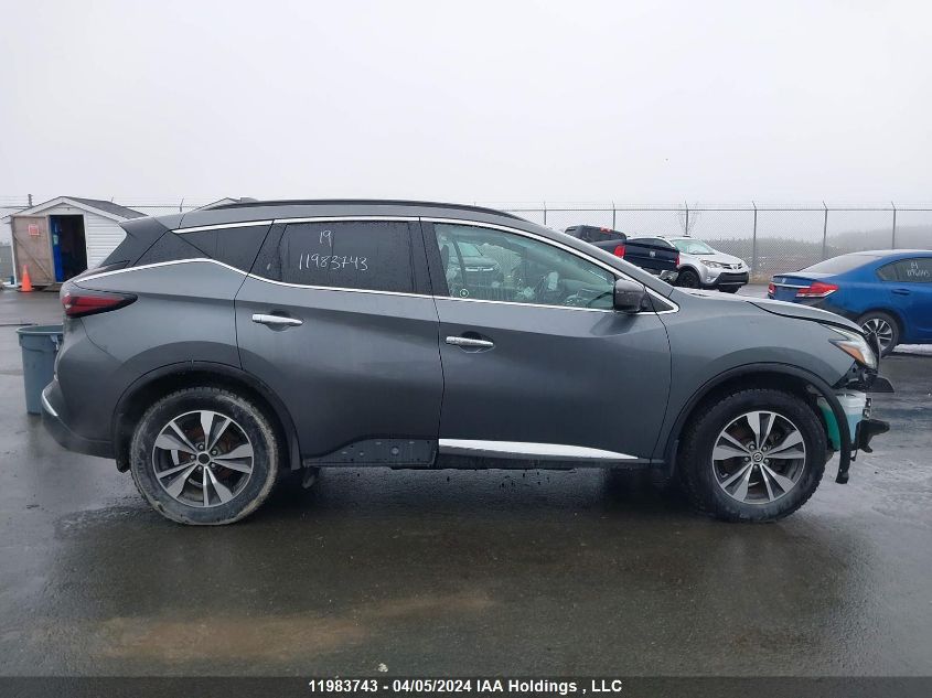 2019 Nissan Murano VIN: 5N1AZ2MS0KN115796 Lot: 11983743