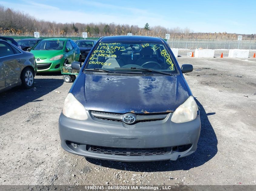 2005 Toyota Echo VIN: JTDBT123950380279 Lot: 11983745