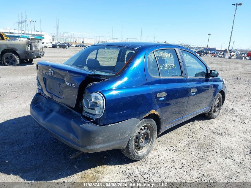 2005 Toyota Echo VIN: JTDBT123950380279 Lot: 11983745