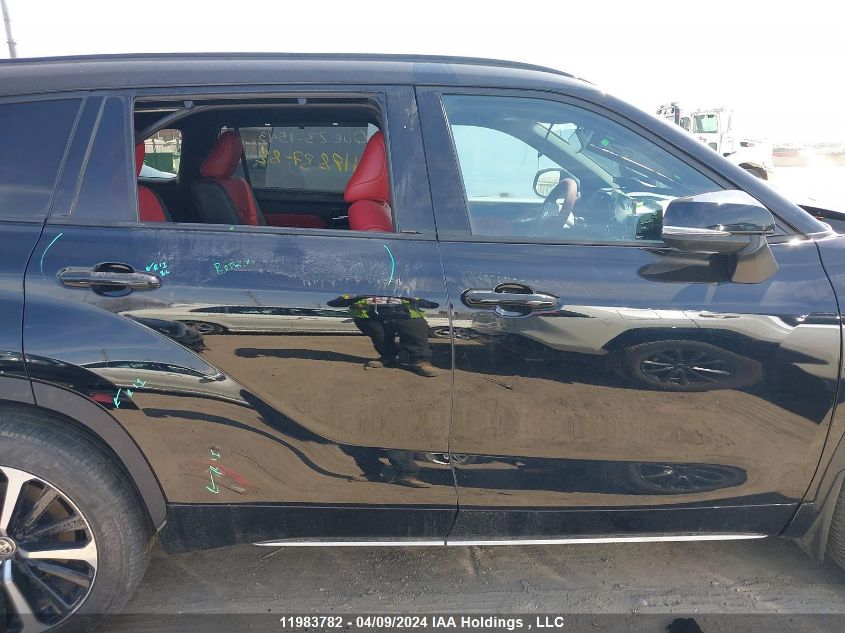 2021 Toyota Highlander Xse VIN: 5TDLZRBH7MS135747 Lot: 11983782