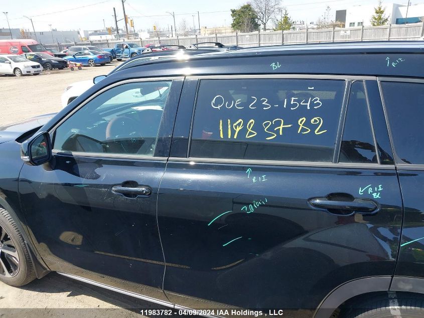 2021 Toyota Highlander Xse VIN: 5TDLZRBH7MS135747 Lot: 11983782