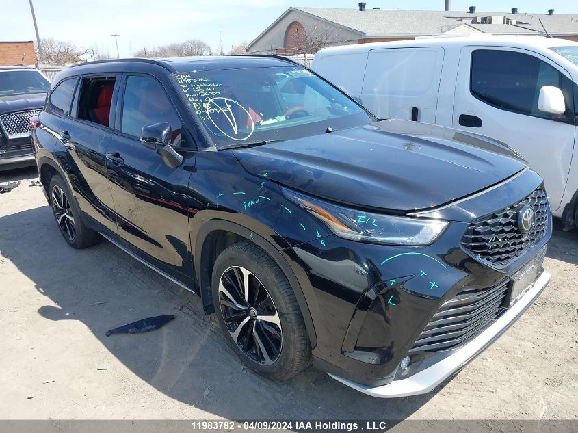 2021 Toyota Highlander Xse VIN: 5TDLZRBH7MS135747 Lot: 11983782