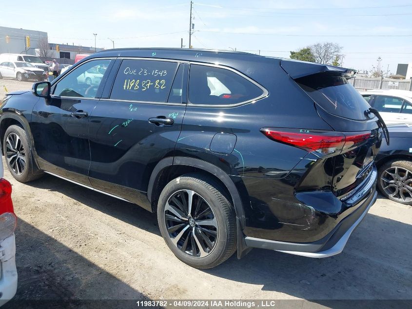 2021 Toyota Highlander Xse VIN: 5TDLZRBH7MS135747 Lot: 11983782