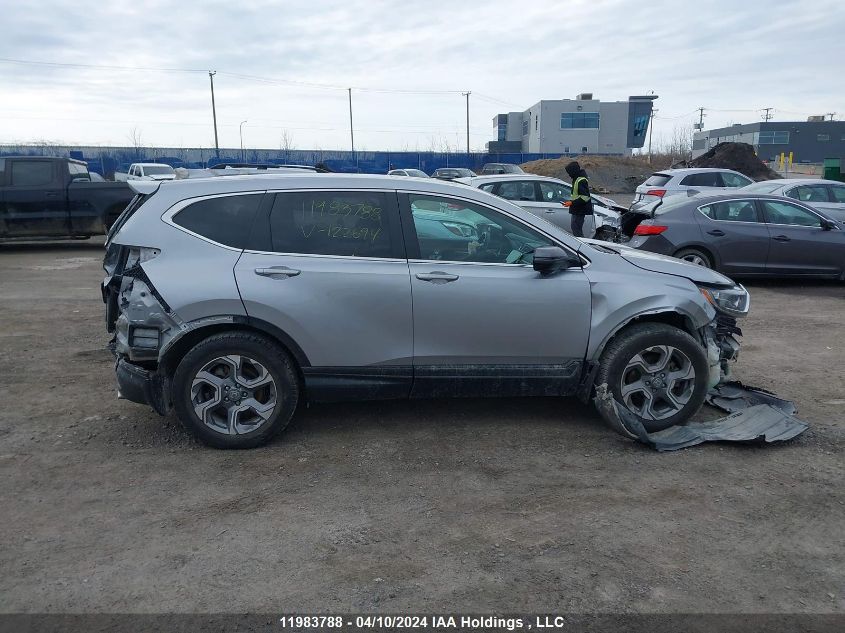 2019 Honda Cr-V VIN: 2HKRW2H5XKH122694 Lot: 11983788