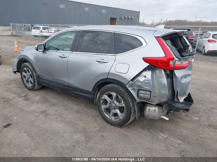 2019 Honda Cr-V VIN: 2HKRW2H5XKH122694 Lot: 11983788