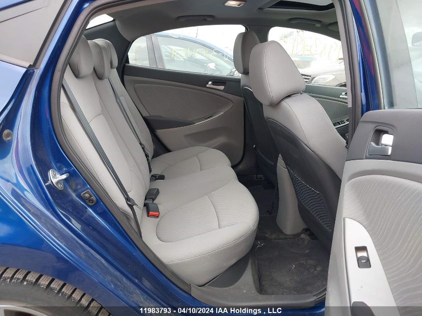 2017 Hyundai Accent Se VIN: KMHCU4AEXHU310434 Lot: 11983793