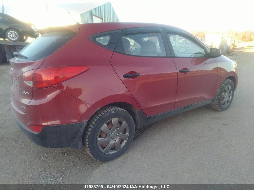 2013 Hyundai Tucson Gl VIN: KM8JTCAC8DU554998 Lot: 11983795