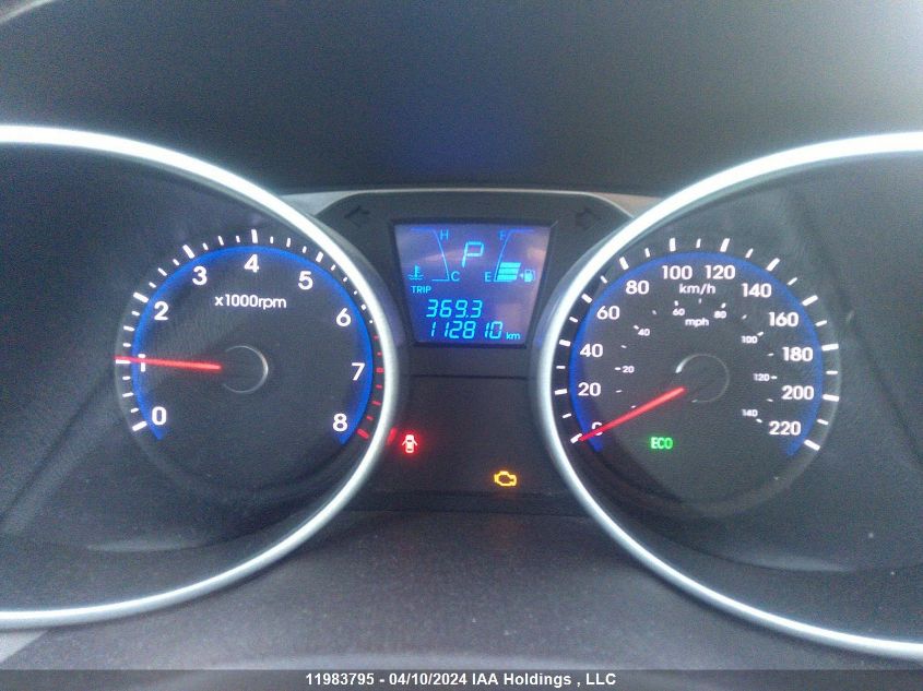 2013 Hyundai Tucson Gl VIN: KM8JTCAC8DU554998 Lot: 11983795