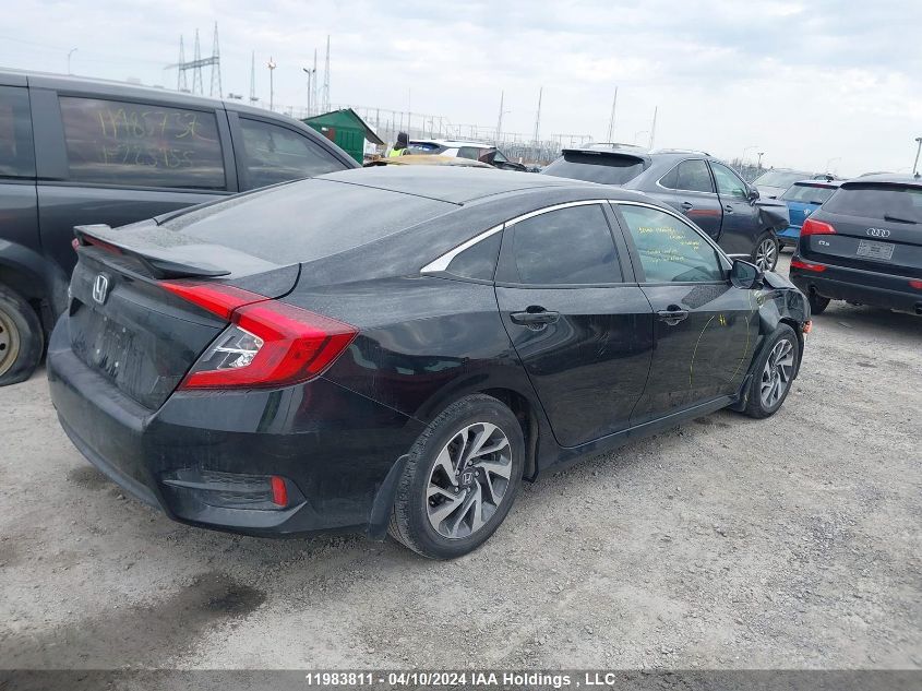 2016 Honda Civic Ex VIN: 2HGFC2F75GH001119 Lot: 11983811