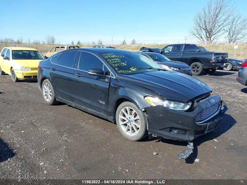 2014 Ford Fusion VIN: 3FA6P0SU1ER249328 Lot: 11983822