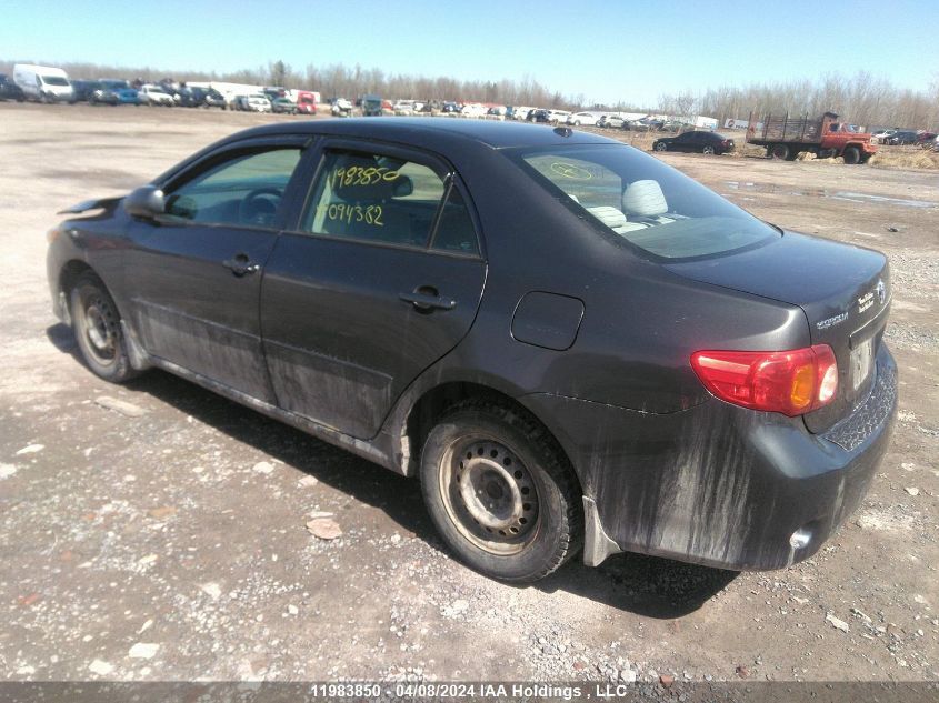 2009 Toyota Corolla S/Le/Xle VIN: 2T1BU40E99C094382 Lot: 11983850