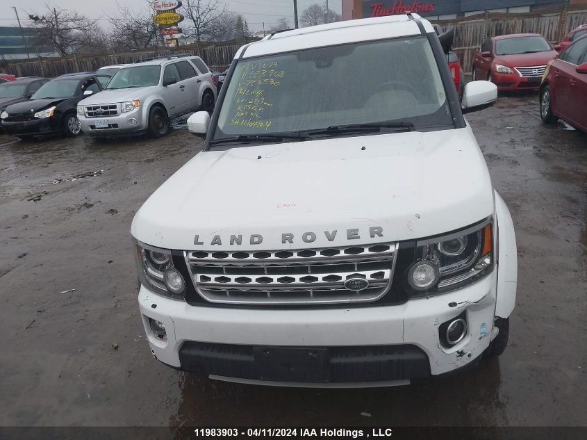 2014 Land Rover Lr4 VIN: SALAK2V67EA702530 Lot: 72453673