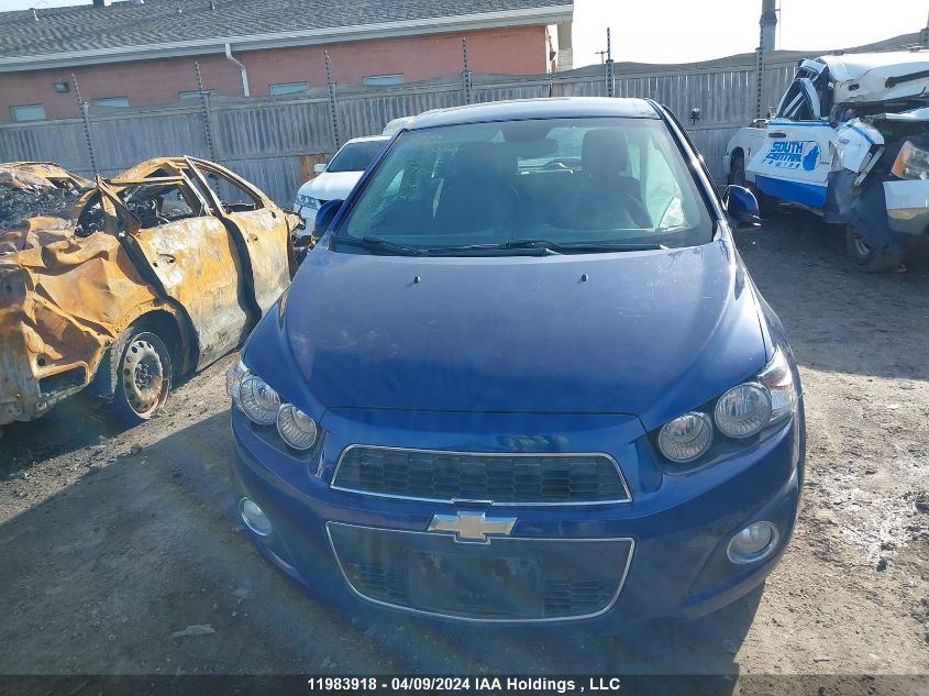 2012 Chevrolet Sonic 2Lz VIN: 1G1JE6SBXC4187809 Lot: 11983918